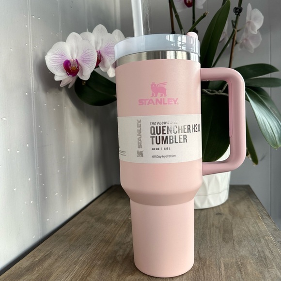 Stanley Pink Insulated Water Bottle 40oz - Picture 2 of 12